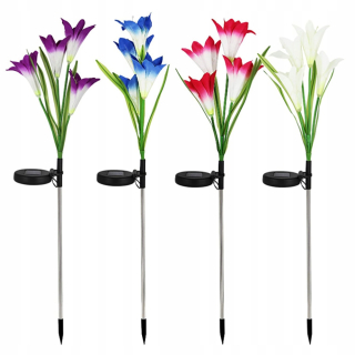 Solárna lampa, 71 cm, 4 ks.